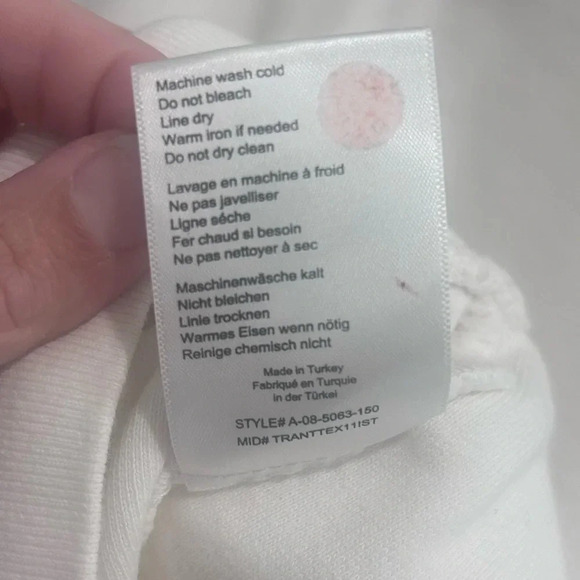 Anine Bing Reed Sweatshirt Ivory White - Picture 6 of 7